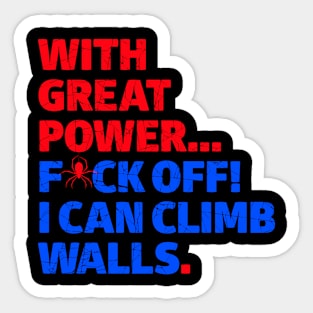 With great power... Sticker